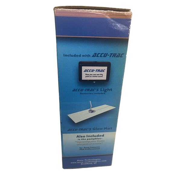 Golf Putting Trainer Glow Tracer Accu-Technologies Accu-Trac Golfer Tool - Picture 3 of 4